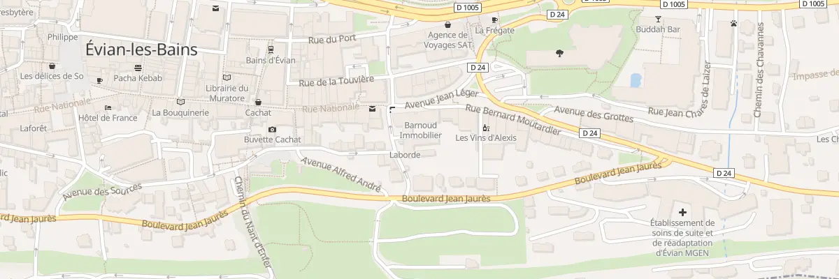 Plan du 3 Av De Neuvecelle à Évian-les-Bains