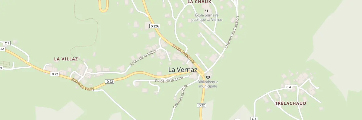 Plan du 69 Rte Impériale à La Vernaz