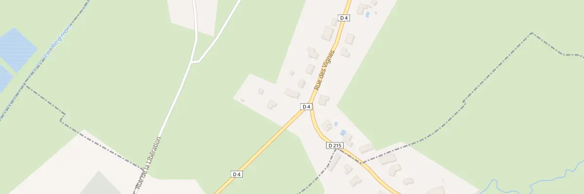 Plan du 20 Rue des Vignes à Andornay
