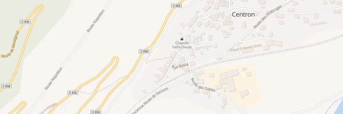 Plan du 34 Rue du Four à Aime-la-Plagne