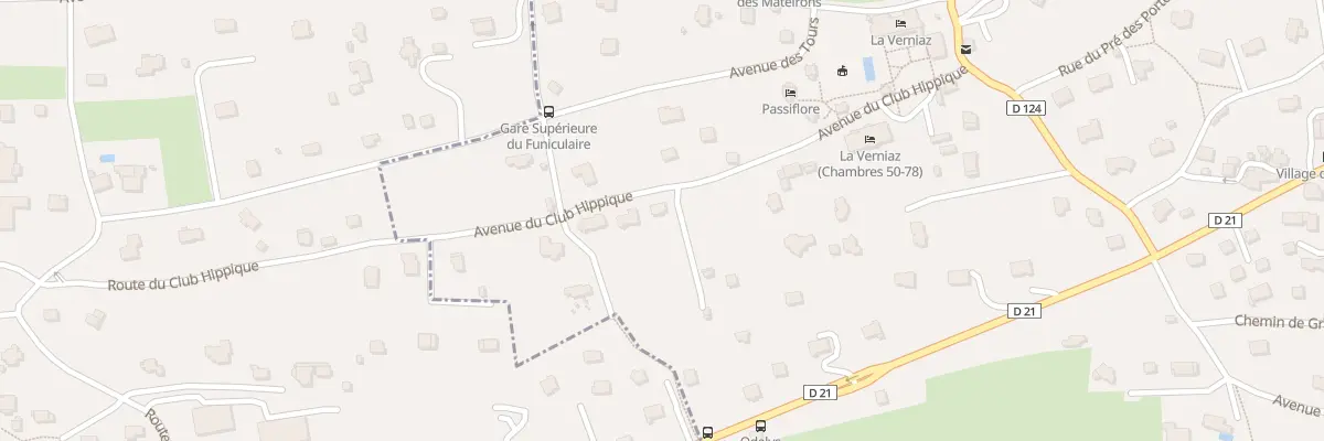 Plan du 235 Av du Club Hippique à Neuvecelle