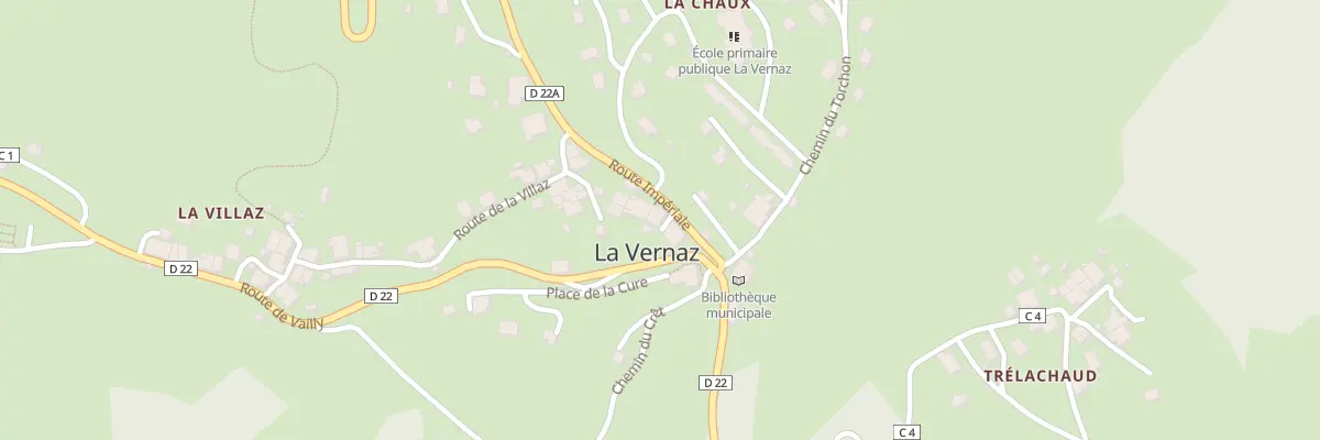 Plan du 55 Rte Impériale à La Vernaz