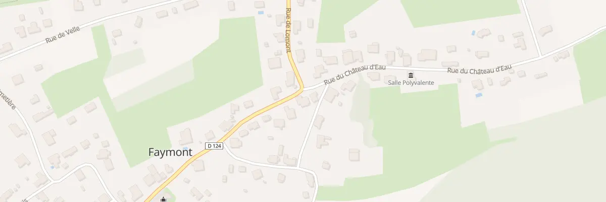 Plan du 28 Rue Grande Rue à Faymont