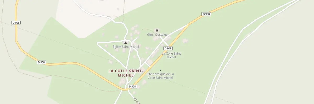 Plan du 7123 La Colle Saint Michel à Thorame-Haute