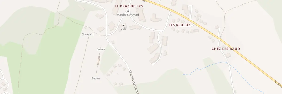 Plan du 80 Che des Soldanelles à Taninges