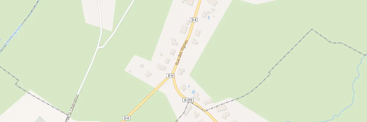 Plan du 11 Rue des Vignes à Andornay