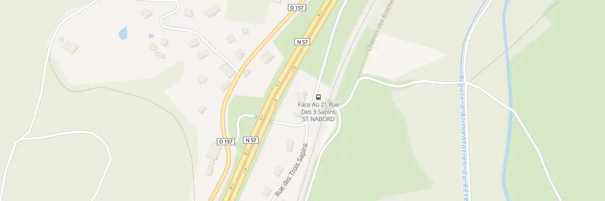 Plan du 21 Rue des Trois Sapins à Saint-Nabord