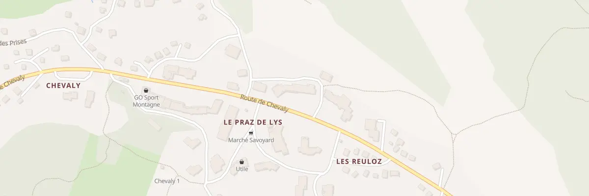 Plan du 956 Rte de Chevaly à Taninges