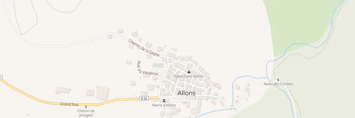 Plan du 29 Rue du Fort à Allons