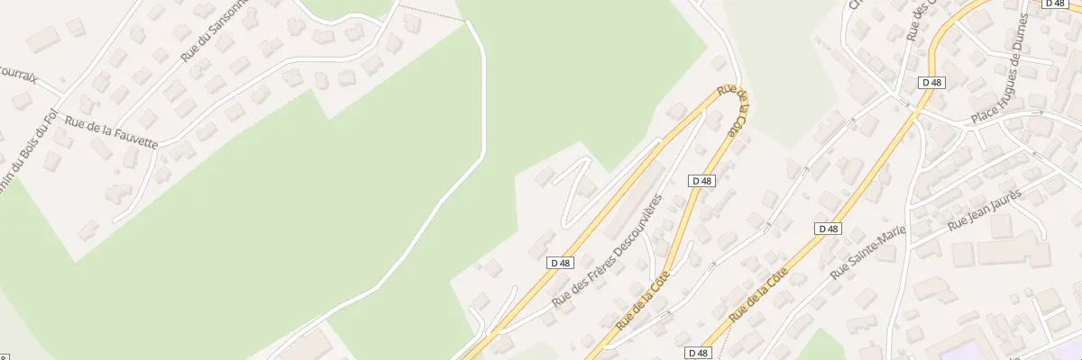 Plan du 66 Rue de la Côte à Morteau