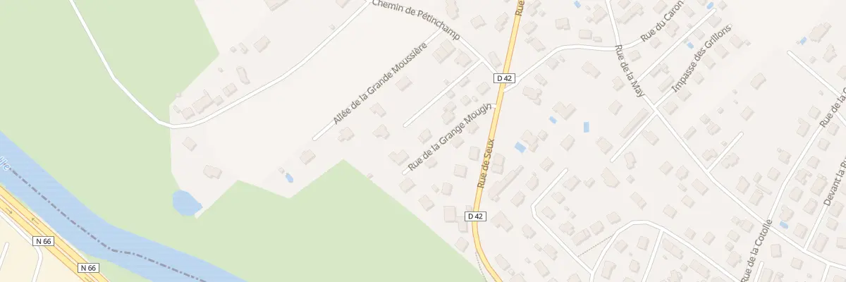 Plan du 10 Rue de la Grange Mougin à Saint-Étienne-lès-Remiremont