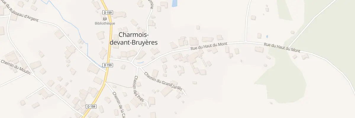 Plan du 6 Rue du Haut du Mont à Charmois-devant-Bruyères