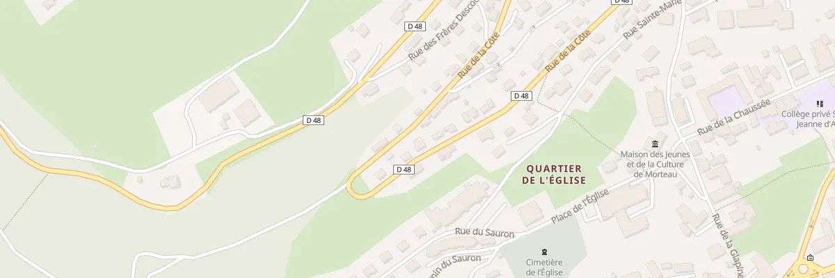 Plan du 32 Rue de la Côte à Morteau