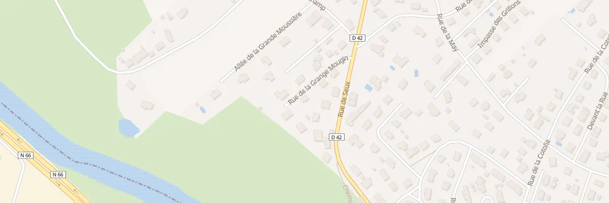 Plan du 11 Rue de la Grange Mougin à Saint-Étienne-lès-Remiremont
