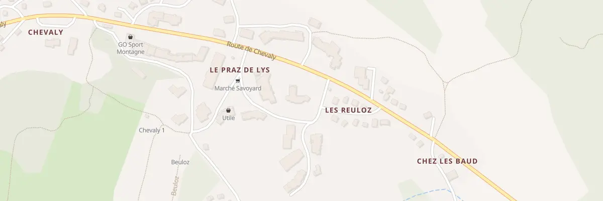 Plan du 893 Rte de Chevaly à Taninges