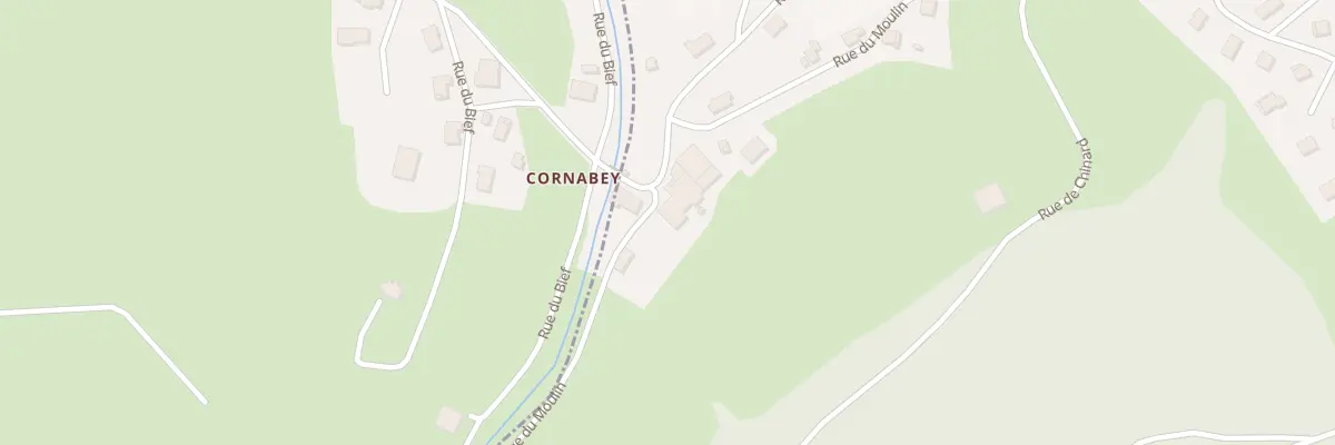Plan de A Cornabey à Montlebon