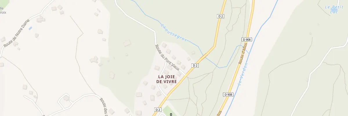 Plan du 5035 Les Croues à Beauvezer