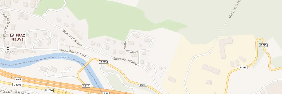 Plan du 486 Rte du Stade à Saint-André