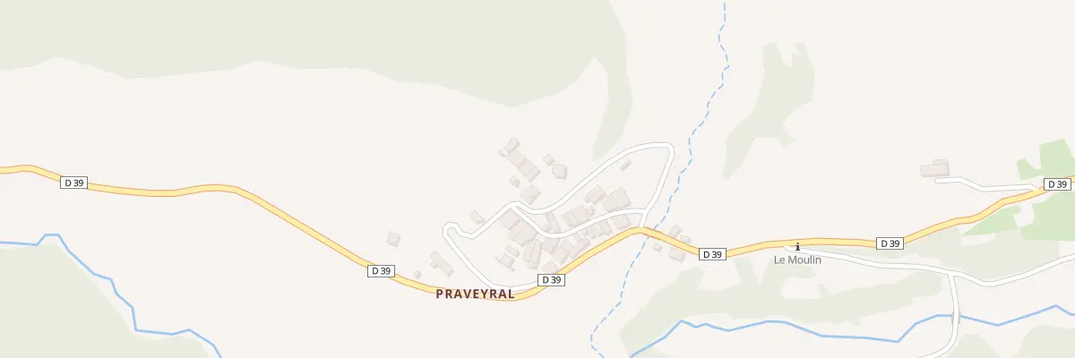 Plan du 5011 Praveyral à Crévoux