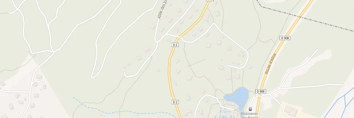 Plan du 7061 Le Pont Vieux à Beauvezer