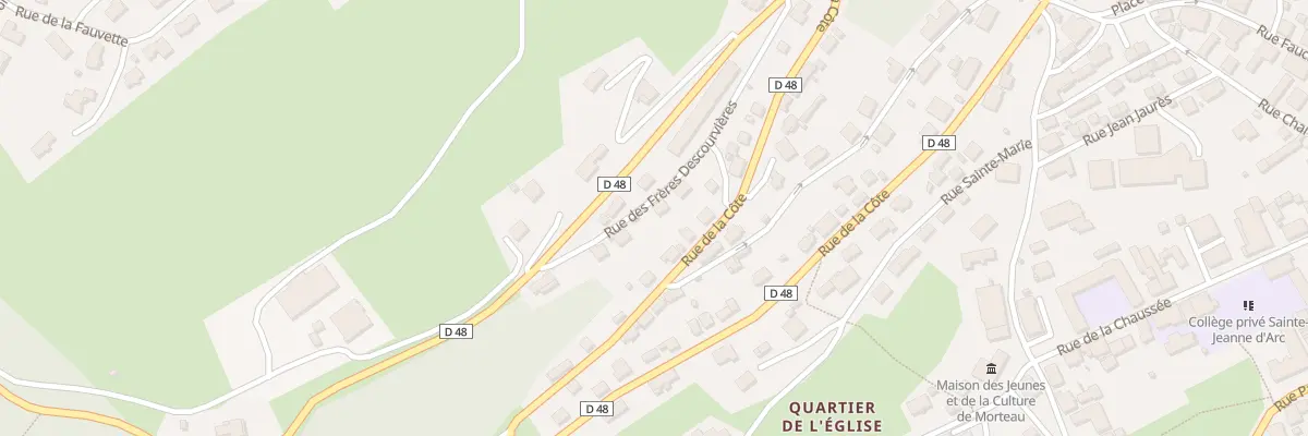 Plan du 3 Rue des Frères Descourvières à Morteau
