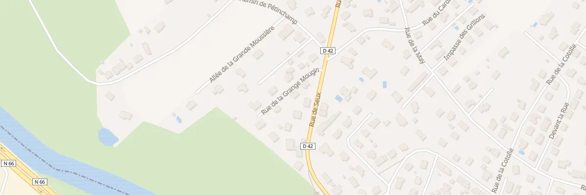 Plan du 7 Rue de la Grange Mougin à Saint-Étienne-lès-Remiremont