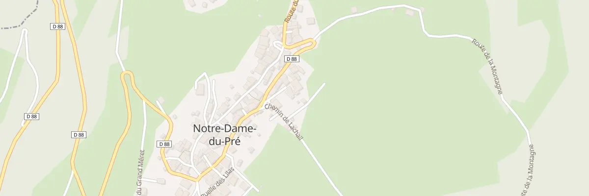 Plan du 50 Quartier des garons à Notre-Dame-du-Pré