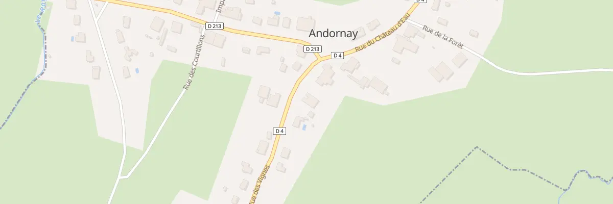 Plan du 3 Rue des Vignes à Andornay
