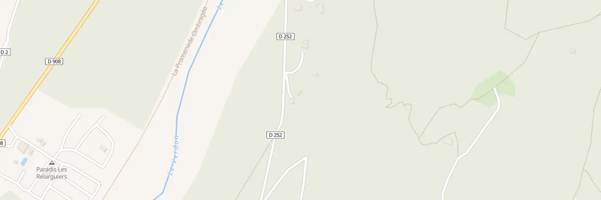Plan du 7005 Pra Long à Beauvezer