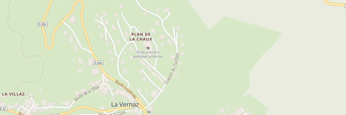 Plan du 77 Che du Torchon à La Vernaz