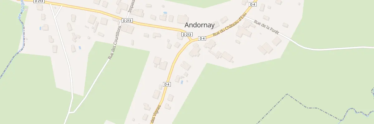 Plan du 3B Rue des Vignes à Andornay