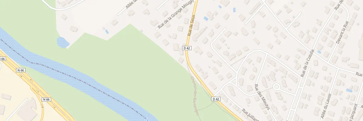 Plan du 65 Rue de Seux à Saint-Étienne-lès-Remiremont