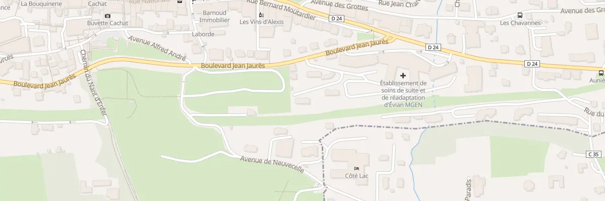Plan du 63 Bd Jean Jaures à Évian-les-Bains