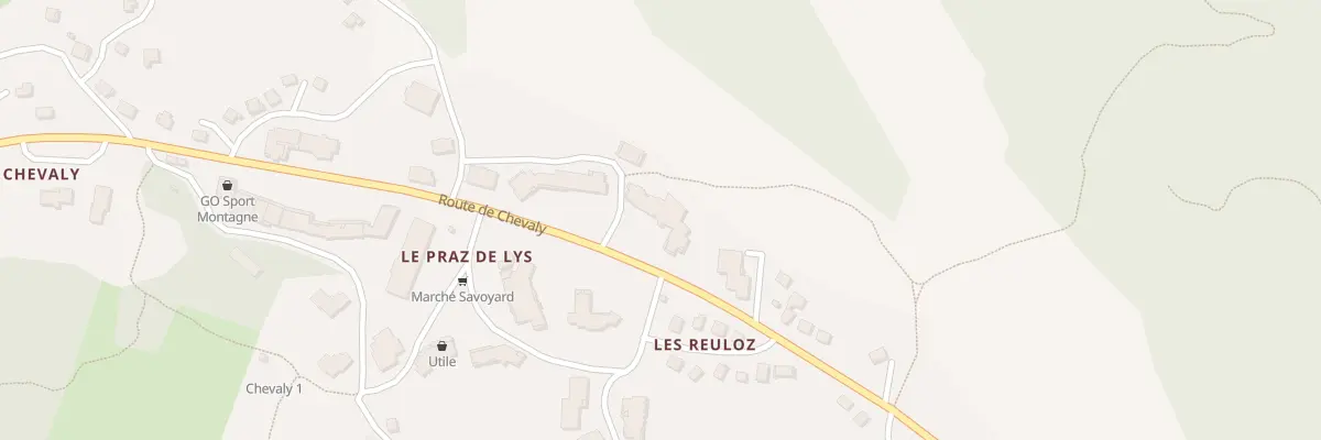 Plan du 894 Rte de Chevaly à Taninges