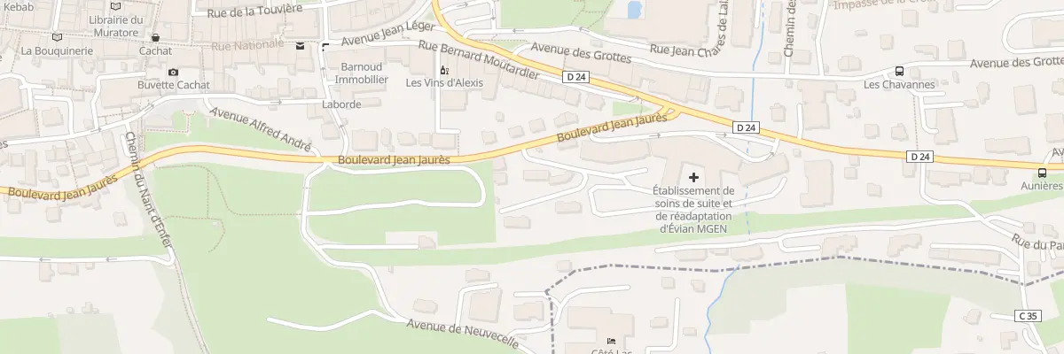 Plan du 59 Bd Jean Jaures à Évian-les-Bains