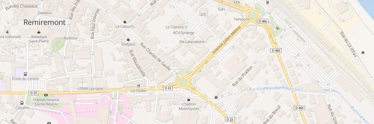 Plan du 119 Rue Charles de Gaulle à Remiremont