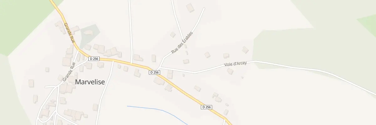 Plan du 2 Voie d’Arcey à Marvelise