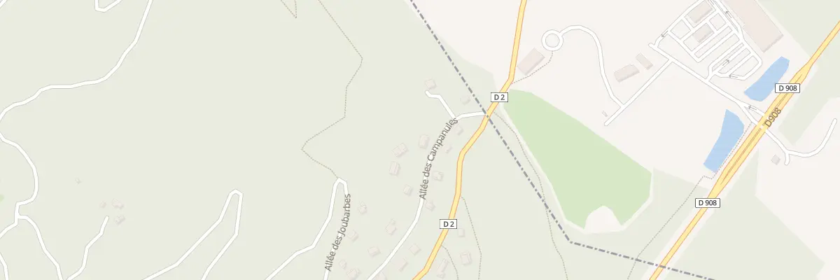 Plan du 15 All des Campanules à Beauvezer