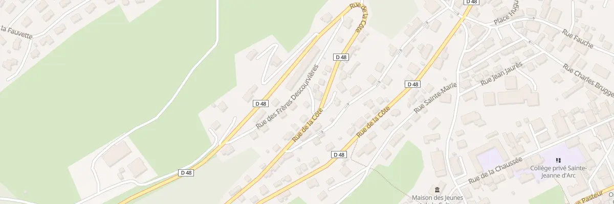 Plan du 39 Rue de la Côte à Morteau