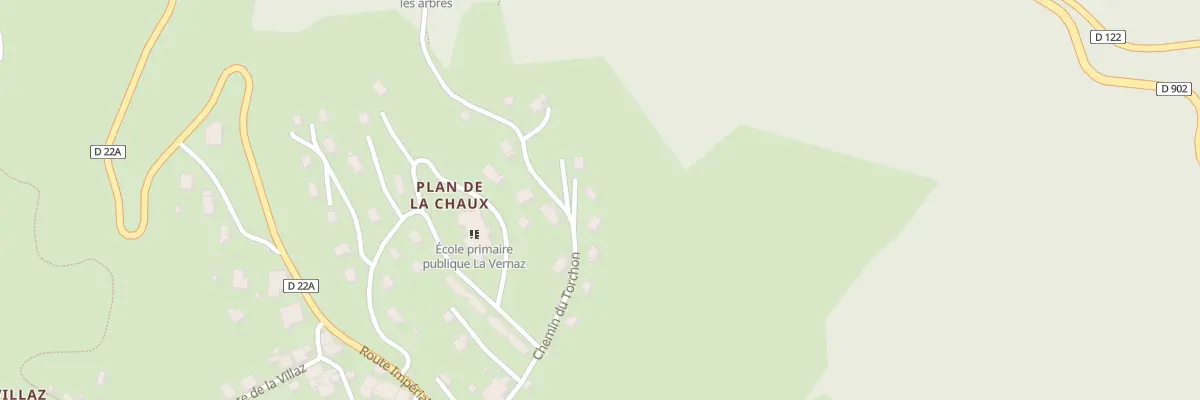 Plan du 134 Che du Torchon à La Vernaz