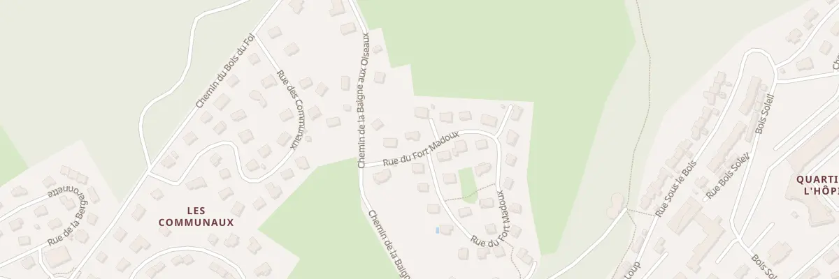 Plan du 38 Rue du Fort Madoux à Morteau