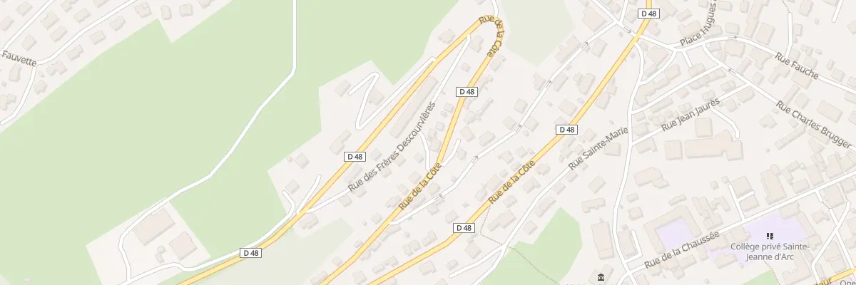 Plan du 41 Rue de la Côte à Morteau