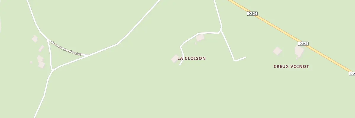 Plan du 4 La Cloison à Fuans