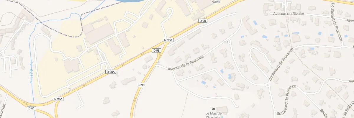 Plan du 1 Av de la Rouvraie à Gassin