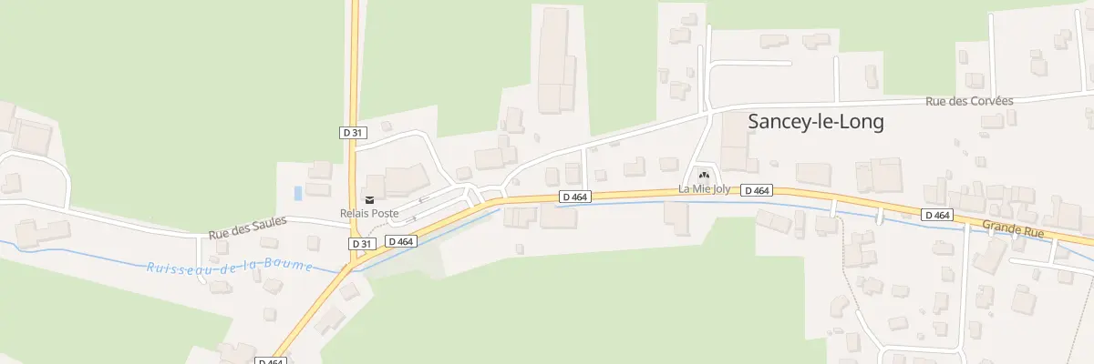Plan du 5 Grande Rue Le Long à Sancey