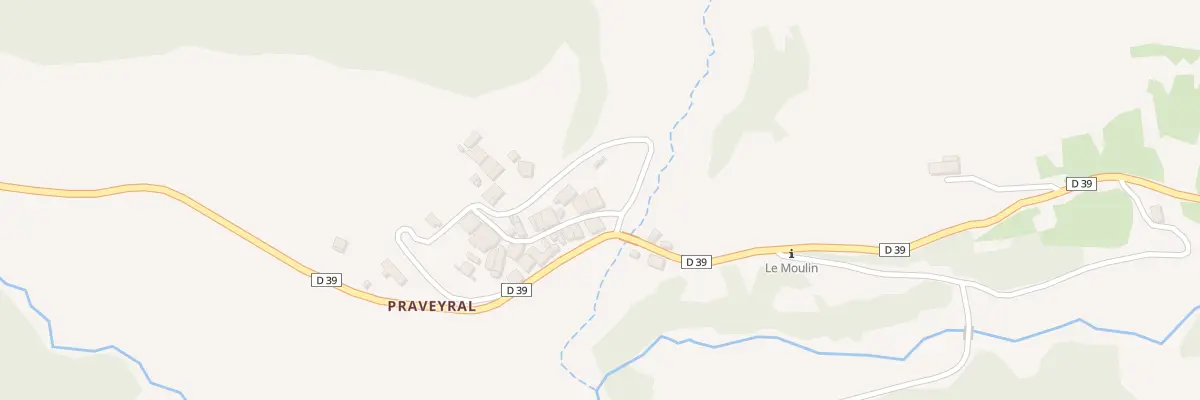 Plan du 5005 Praveyral à Crévoux