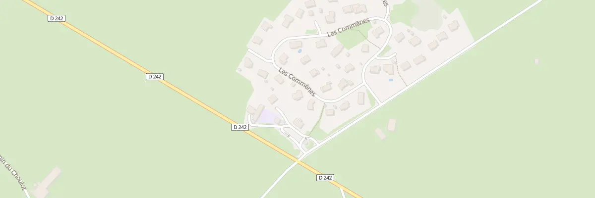 Plan du 38 Les Commènes à Fuans