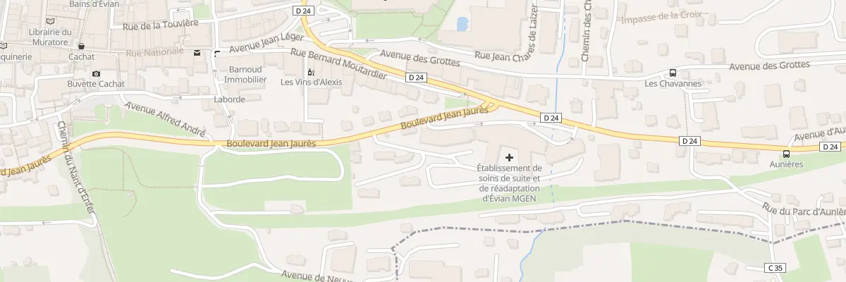 Plan du 57B Bd Jean Jaures à Évian-les-Bains