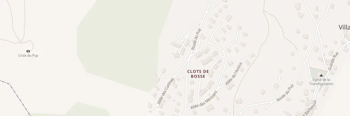 Plan du 7062 Clots de Bosse à Villars-Colmars
