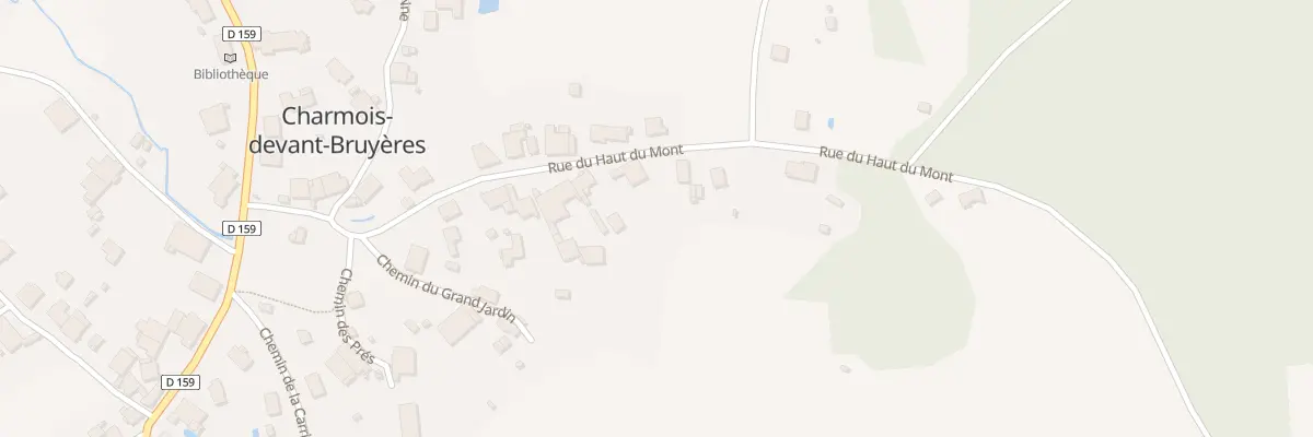 Plan du 16 Rue du Haut du Mont à Charmois-devant-Bruyères